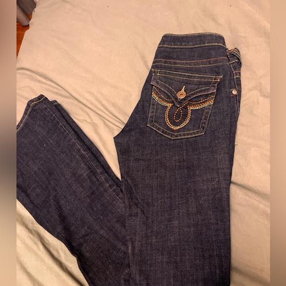 Urban behaviour Denim flared low rise jeans, size 25, - Picture 2 of 7